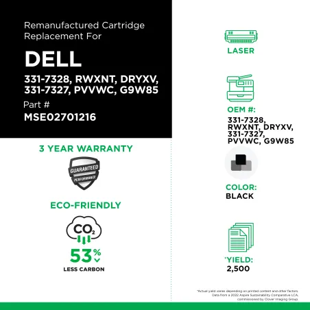 Dell - 331-7328, RWXNT, DRYXV, 331-7327, PVVWC, G9W85