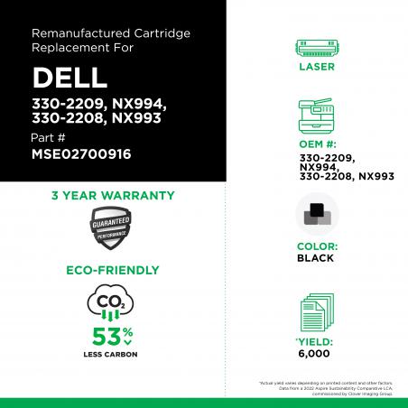 Dell - 330-2209, NX994, 330-2208, NX993
