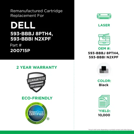 Dell - 593-BBBJ, 8PTH4, 593-BBBI, N2XPF, C7D6F, NWYPG