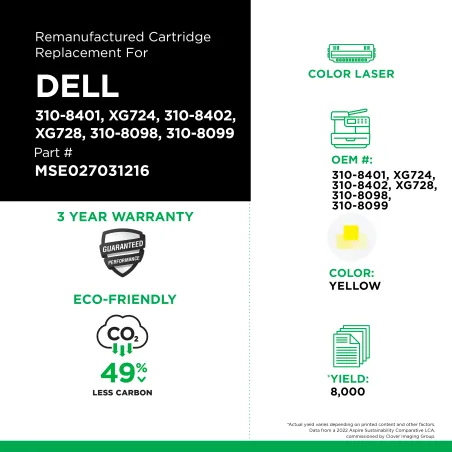 Dell - 310-8401, XG724, 310-8402, XG728, 310-8098, 310-8099