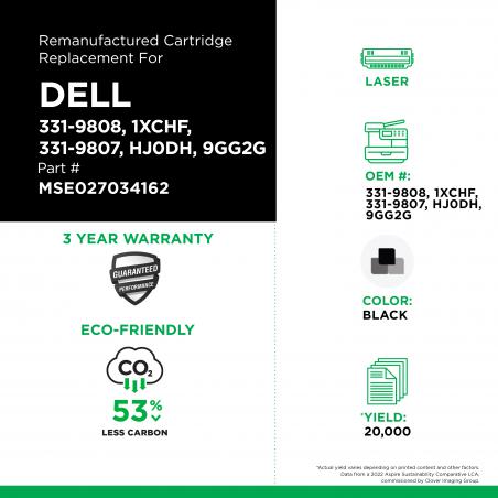 Dell - 331-9808, 1XCHF, 331-9807, HJ0DH, 9GG2G