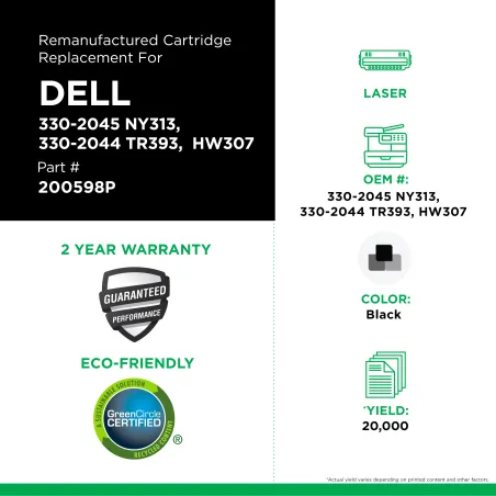 Dell - 330-2045, NY313, 330-2044, TR393, HW307