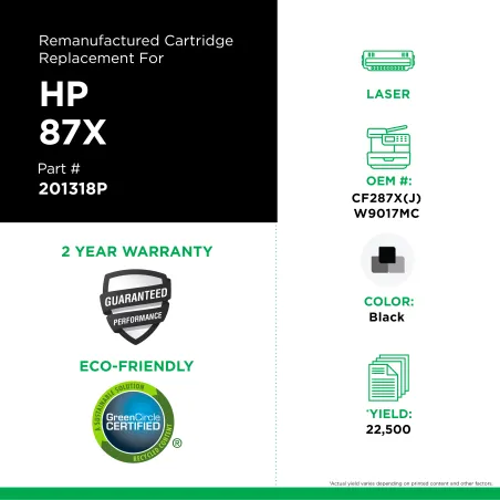 HP - CF287X(J), W9017MC