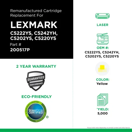 LEXMARK - C5202YS, C5220YS, C5222YS, C5242YH