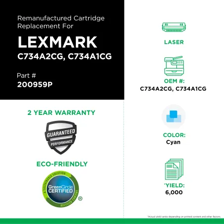 LEXMARK - C734A1CG, C734A2CG