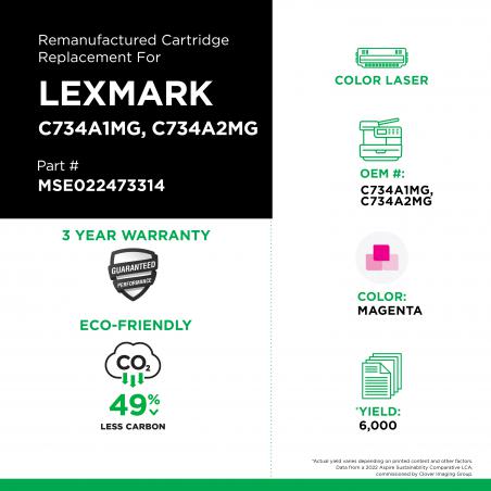 LEXMARK - C734A1MG, C734A2MG