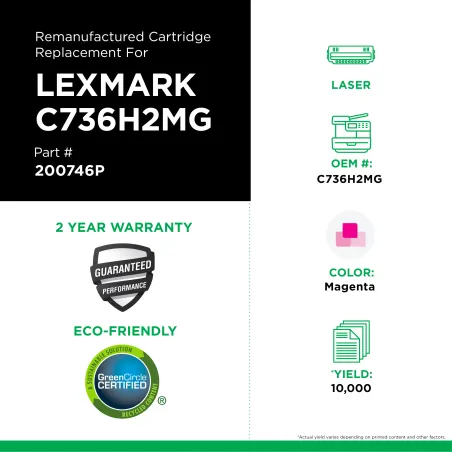 LEXMARK - C736H2MG