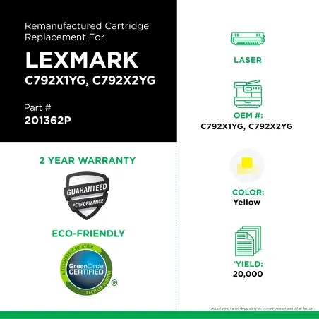 Lexmark - C792X1YG, C792X2YG