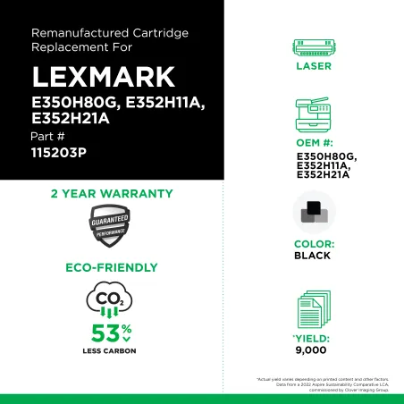 LEXMARK - E350H80G, E352H11A, E352H21A