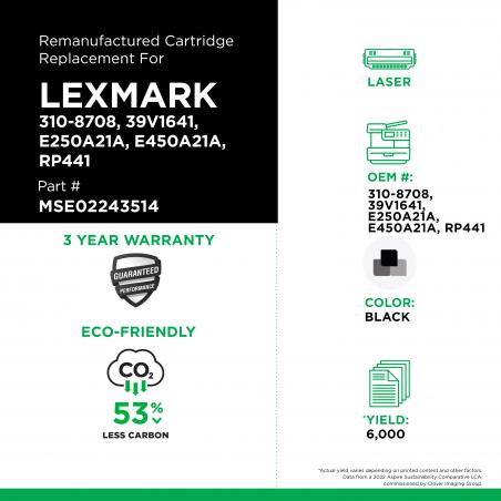 LEXMARK - 310-8708, 39V1641, E250A21A, E450A21A, RP441