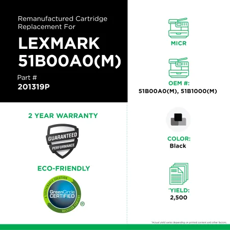 LEXMARK - 51B00A0(M), 51B1000(M)