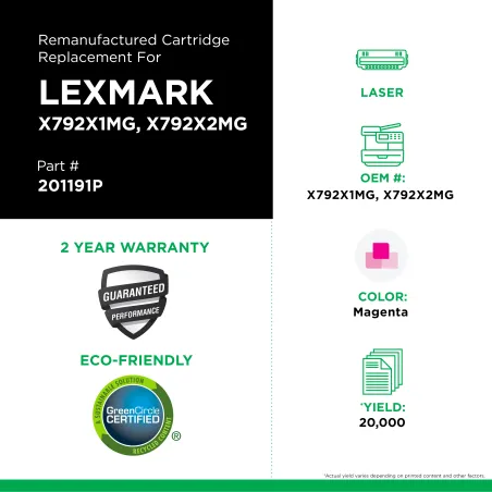 LEXMARK - X792X1MG, X792X2MG