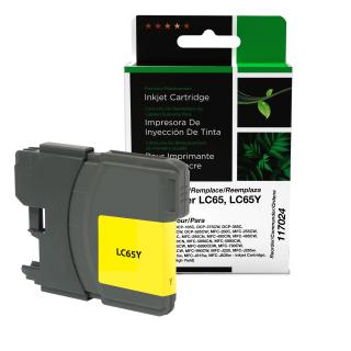 Clover Imaging Remanufactured High Yield Yellow Ink Cartridge for Brother LC65