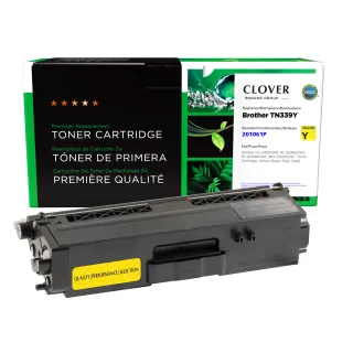 Clover Imaging Remanufactured Super High Yield Yellow Toner Cartridge for Brother TN339