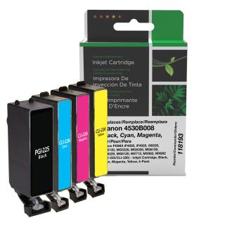 Clover Imaging Remanufactured Black, Cyan, Magenta, Yellow Ink Cartridges for Canon PGI-225/CLI-226 (4530B008) 4-Pack