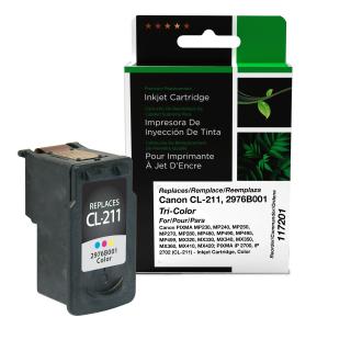 Clover Imaging Remanufactured Color Ink Cartridge for Canon CL-211 (2976B001)
