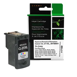 Clover Imaging Remanufactured High Yield Color Ink Cartridge for Canon CL-211XL (2975B001)