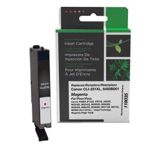 Clover Imaging Remanufactured High Yield Magenta Ink Cartridge for Canon CLI-251XL (6450B001)