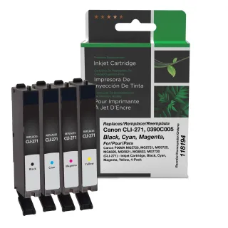 CIG, CAN CLI-271 Ink BCMY 4Pk