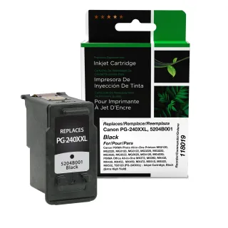 Clover Imaging Remanufactured Extra High Yield Black Ink Cartridge for Canon PG-240XXL (5204B001)