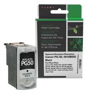 Clover Imaging Remanufactured High Yield Black Ink Cartridge for Canon PG-50 (0616B002)