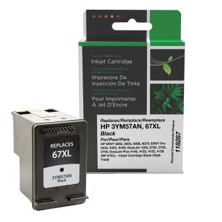 Clover Imaging Remanufactured High Yield Black Ink Cartridge for HP 67XL (3YM57AN)