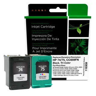 CIG, HP 74/75 Ink B&C 2-Pack