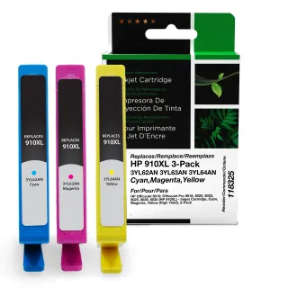 CIG, HP 910XL Ink CMY 3-Pack