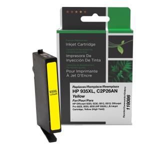 Clover Imaging Remanufactured High Yield Yellow Ink Cartridge for HP 935XL (C2P26AN)