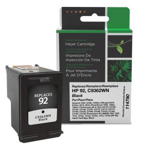 Clover Imaging Remanufactured Black Ink Cartridge for HP 92 (C9362WN)