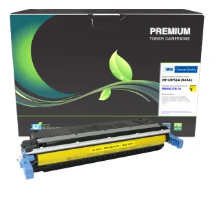 MSE Remanufactured Yellow Toner Cartridge for HP 645A (C9732A)