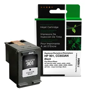 Clover Imaging Remanufactured Black Ink Cartridge for HP 901 (CC653AN)