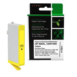 Clover Imaging Remanufactured High Yield Yellow Ink Cartridge for HP 920XL (CD974AN)