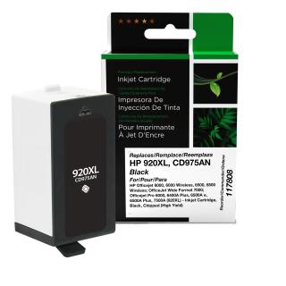 Clover Imaging Remanufactured High Yield Black Ink Cartridge for HP 920XL (CD975AN)