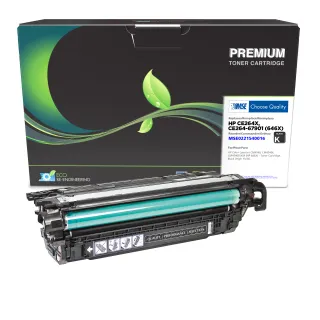 MSE Remanufactured High Yield Black Toner Cartridge for HP 646X (CE264X)