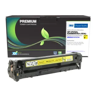 MSE Remanufactured Yellow Toner Cartridge for HP 131A (CF212A)