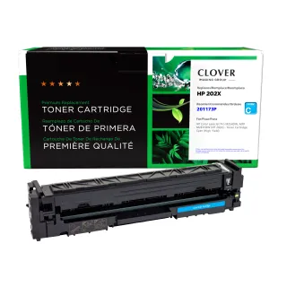 Clover Imaging Remanufactured High Yield Cyan Toner Cartridge for HP 202X (CF501X)