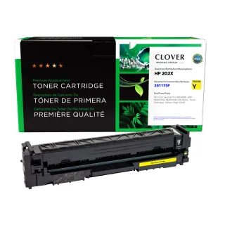 Clover Imaging Remanufactured High Yield Yellow Toner Cartridge for HP 202X (CF502X)
