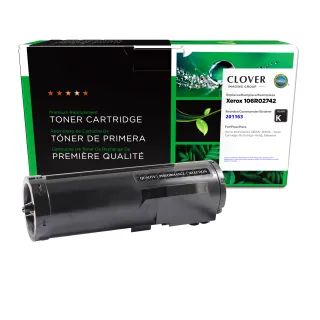 Clover Imaging Remanufactured Extra High Yield Metered Toner Cartridge for Xerox 106R02742