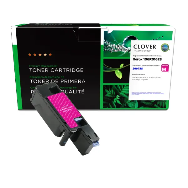 Remanufactured Magenta Toner, Replacement for 106R01628, 1,000 Page-Yield Remanufactured Magenta Toner, Replacement for 106R01628, 1,000 Page-Yield