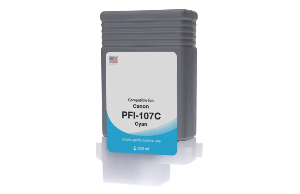 WF, Canon PFI-107 Ink Cyan