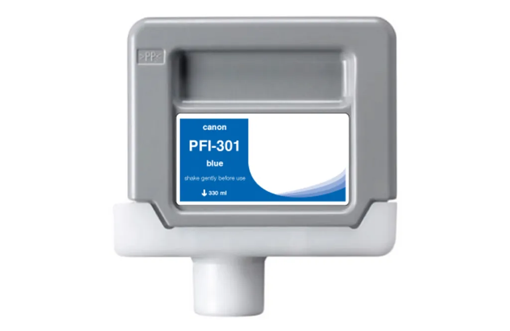 WF, Canon PFI-301 Ink Blue