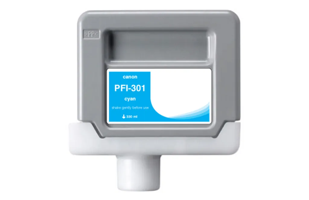 WF, Canon PFI-301 Ink Cyan