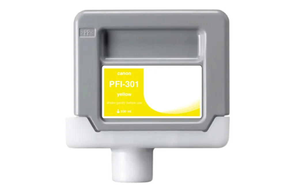 WF, Canon PFI-301 Ink Yellow