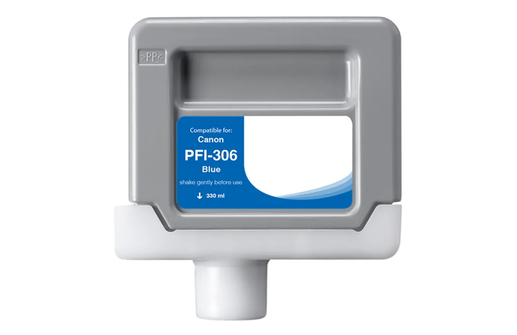 WF, Canon PFI-306 Ink Blue