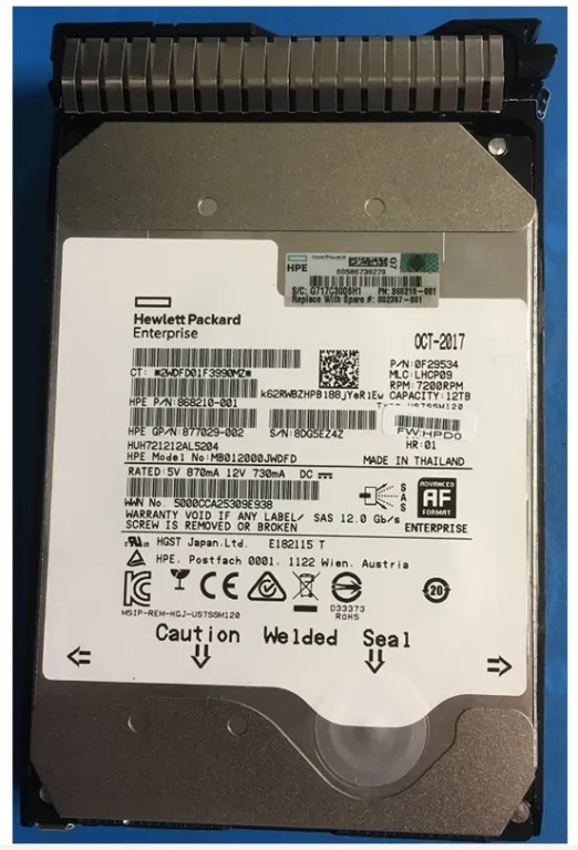 HPE 12TB SAS LFF SC DS HDD