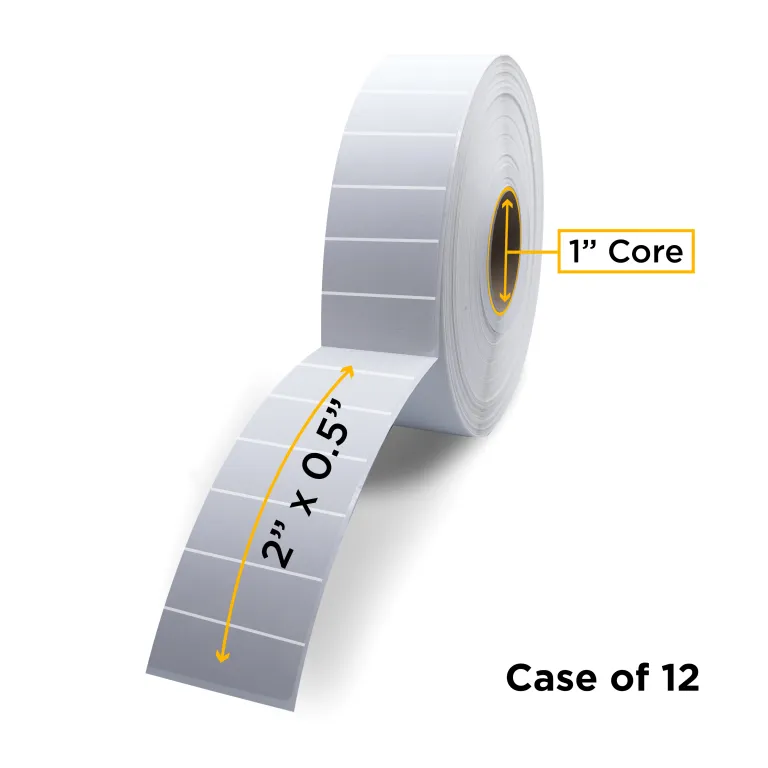 CIG, TT Label 2 x.5 (12/CS)