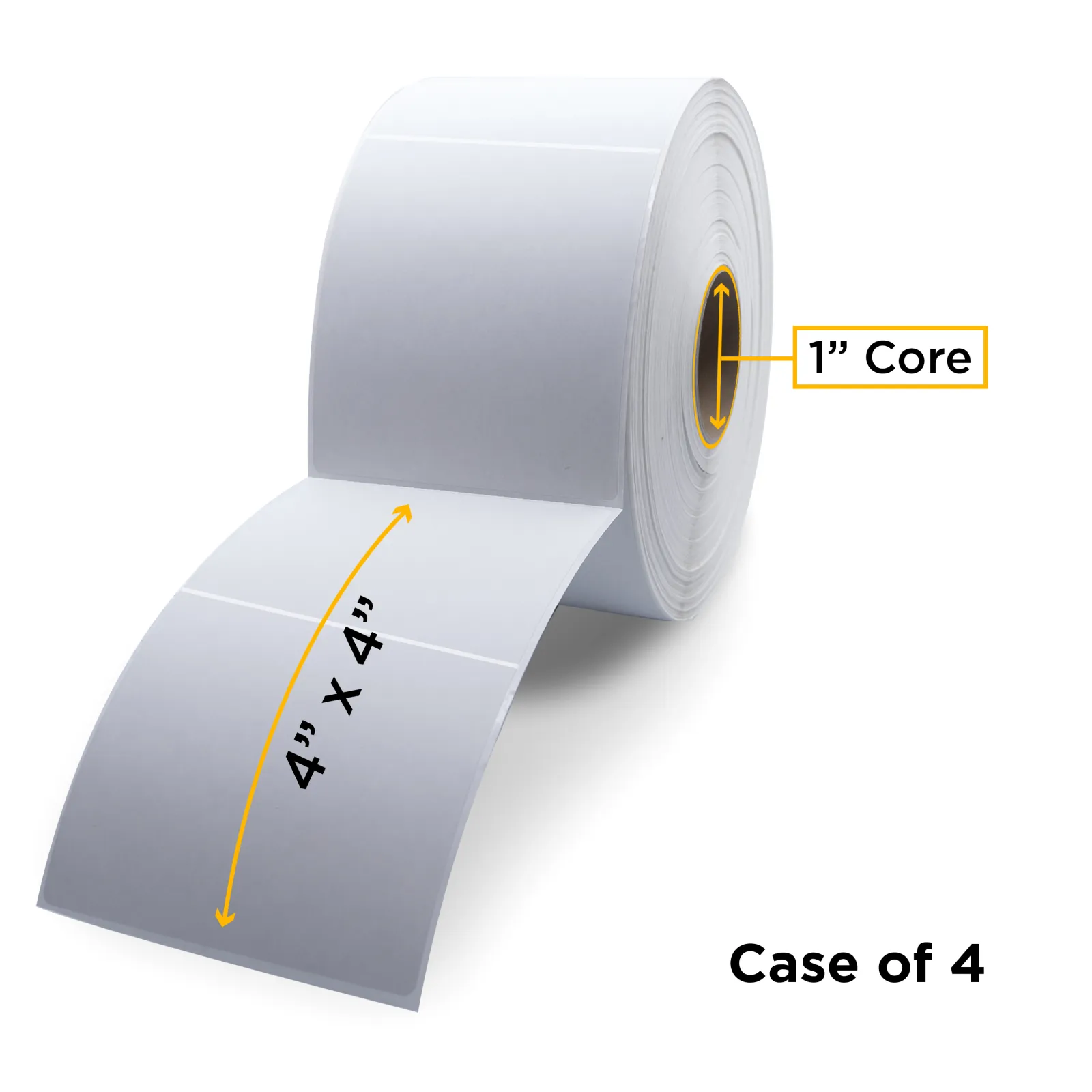 Clover Imaging NonOEM New Thermal Transfer Label Roll 1.0" ID x 5.0