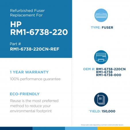 HP - RM1-6738, RM1-6738-000, RM1-6738-220CN