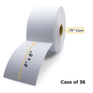 Clover Imaging Non-OEM New Direct Thermal Label Roll 0.75